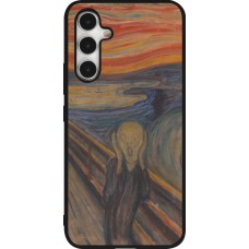 Coque Samsung Galaxy A54 5G - Silicone rigide noir Tableau art - Le Cri - Edvard Munch