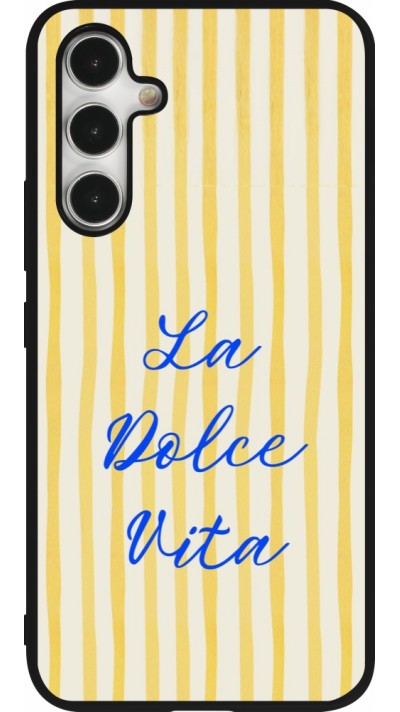 Coque Samsung Galaxy A54 5G - Silicone rigide noir The good life 2026