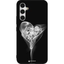 Samsung Galaxy A54 Case Hülle - Silikon schwarz Valentine 2022 Black Smoke