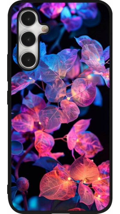 Samsung Galaxy A54 Case Hülle - Silikon schwarz Artificial vegetation 2025