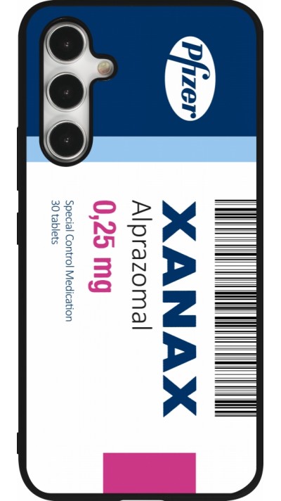 Coque Samsung Galaxy A54 5G - Silicone rigide noir Xanax Alprazolam 2025