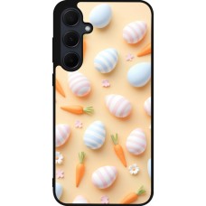 Coque Samsung Galaxy A55 5G - Silicone rigide noir Easter 2026 Pattern Easter