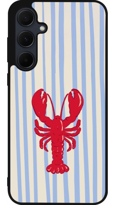 Coque Samsung Galaxy A55 5G - Silicone rigide noir Red lobster 2026