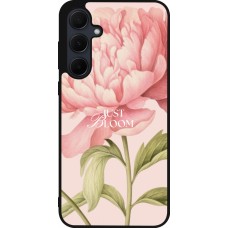 Coque Samsung Galaxy A55 5G - Silicone rigide noir Just Bloom 2026