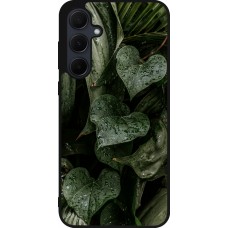 Coque Samsung Galaxy A55 5G - Silicone rigide noir Spring 23 fresh plants