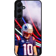 Coque Samsung Galaxy A55 5G - Silicone rigide noir Super Bowl 26 Patriots 3