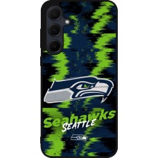 Coque Samsung Galaxy A55 5G - Silicone rigide noir Super Bowl 26 Seattle 2
