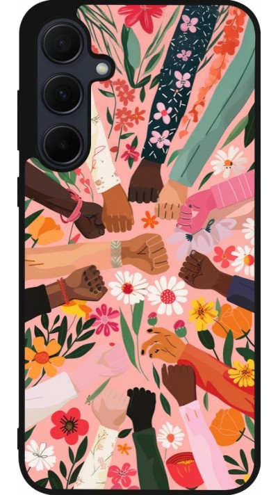 Coque Samsung Galaxy A55 5G - Silicone rigide noir Womens day 2026 8