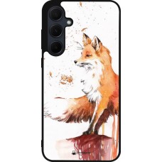 Samsung Galaxy A56 Case Hülle - Silikon schwarz Autumn 21 Fox