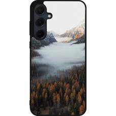 Samsung Galaxy A56 Case Hülle - Silikon schwarz Autumn 22 forest lanscape