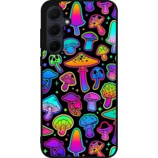 Samsung Galaxy A56 Case Hülle - Silikon schwarz Autumn 2024 magic mushrooms