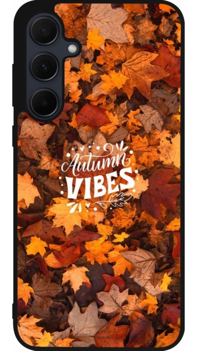 Samsung Galaxy A56 Case Hülle - Silikon schwarz Autumn 25 Autumn vibes