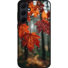 Samsung Galaxy A56 Case Hülle - Silikon schwarz Autumn 25 Rain