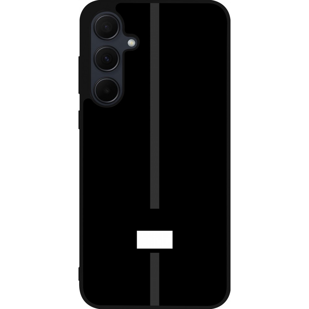 Coque Samsung Galaxy A56 - Silicone rigide noir Canton FR noir