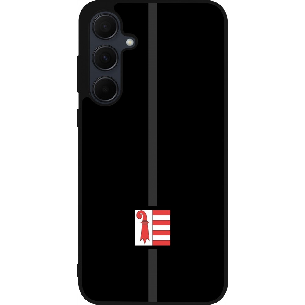 Coque Samsung Galaxy A56 - Silicone rigide noir Canton JU noir