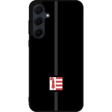 Coque Samsung Galaxy A56 - Silicone rigide noir Canton JU noir