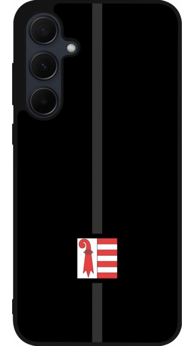 Coque Samsung Galaxy A56 - Silicone rigide noir Canton JU noir