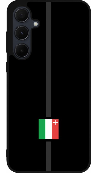 Coque Samsung Galaxy A56 - Silicone rigide noir Canton NE noir