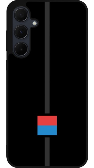Coque Samsung Galaxy A56 - Silicone rigide noir Canton TI noir