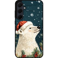 Coque Samsung Galaxy A56 - Silicone rigide noir Christmas 25 Bear