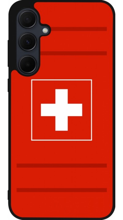 Samsung Galaxy A56 Case Hülle - Silikon schwarz Euro 2020 Switzerland