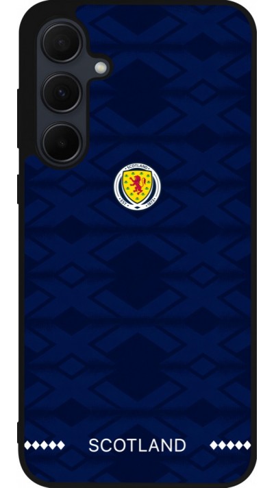 Coque Samsung Galaxy A56 - Silicone rigide noir Maillot de football Ecosse 2026 personnalisable