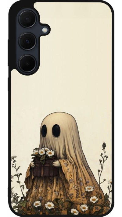 Samsung Galaxy A56 Case Hülle - Silikon schwarz Halloween 2025 Ghost gardener