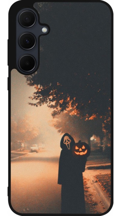Samsung Galaxy A56 Case Hülle - Silikon schwarz Halloween 2025 Scream