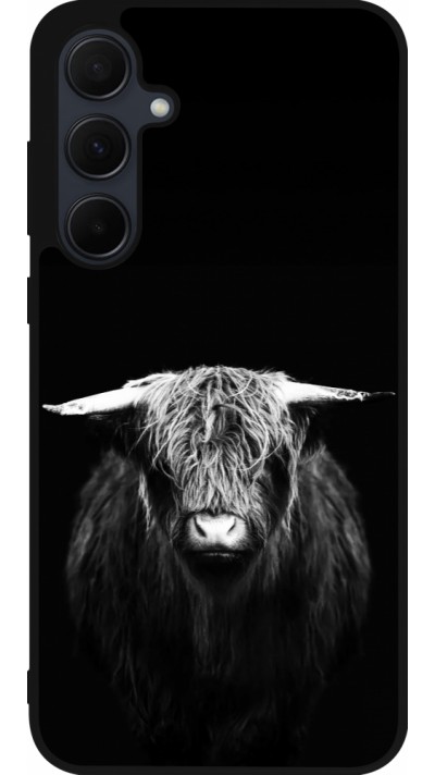 Samsung Galaxy A56 Case Hülle - Silikon schwarz Highland calf black