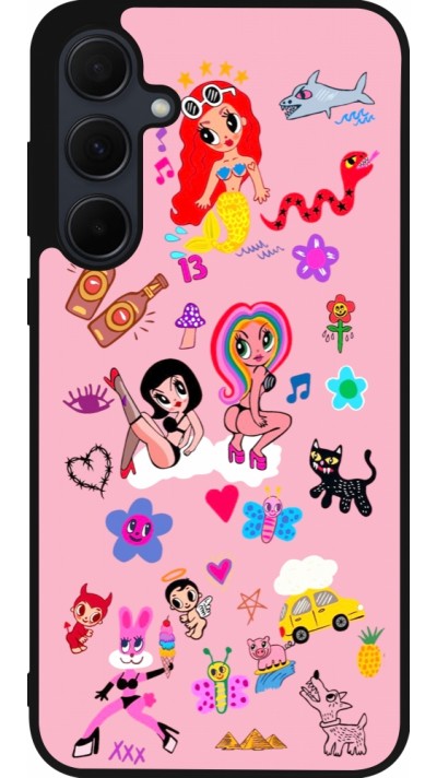 Samsung Galaxy A56 Case Hülle - Silikon schwarz Karol G La Bichota Manana Sera Bonito