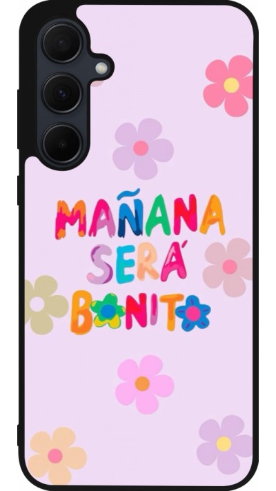 Samsung Galaxy A56 Case Hülle - Silikon schwarz Karol G Manana sera bonito