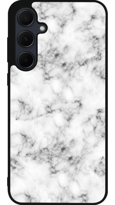 Coque Samsung Galaxy A56 - Silicone rigide noir Marble 01