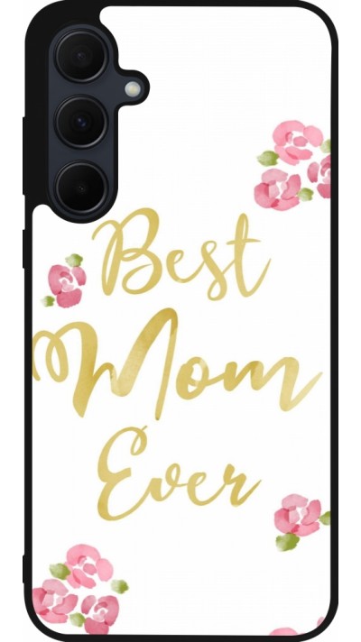 Coque Samsung Galaxy A56 - Silicone rigide noir Mom 2024 best Mom ever