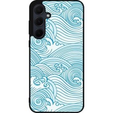 Coque Samsung Galaxy A56 - Silicone rigide noir Ocean Waves