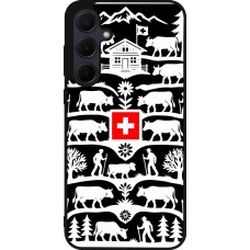 Samsung Galaxy A56 Case Hülle - Silikon schwarz Poya Schweiz 3 schwarz
