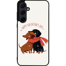 Coque Samsung Galaxy A56 - Silicone rigide noir Saint Valentines Day 26 Happy Valentine