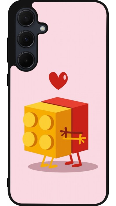 Samsung Galaxy A56 Case Hülle - Silikon schwarz Saint Valentines Day 26 Puzzle