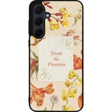 Coque Samsung Galaxy A56 - Silicone rigide noir Trust the process Spring 2026