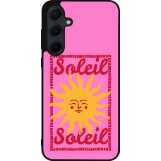 Coque Samsung Galaxy A56 - Silicone rigide noir Sun sun 2026