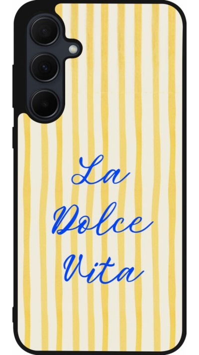 Coque Samsung Galaxy A56 - Silicone rigide noir The good life 2026