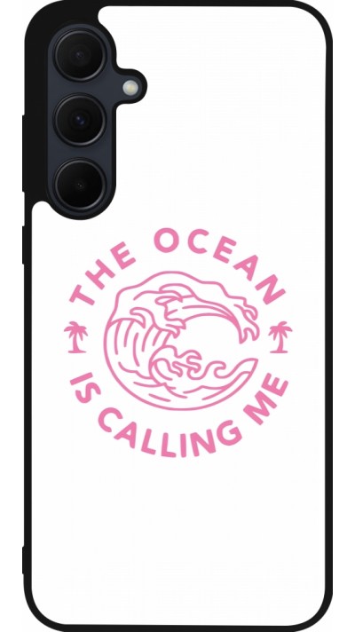 Coque Samsung Galaxy A56 - Silicone rigide noir The Ocean is calling me