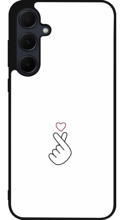 Coque Samsung Galaxy A56 - Silicone rigide noir Valentine 2024 heat by Millennials