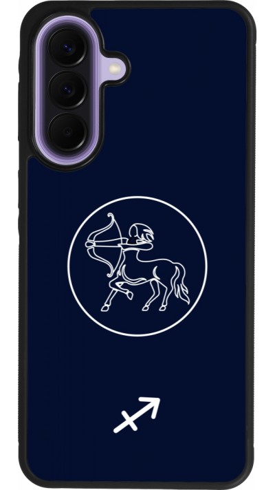 Coque Samsung Galaxy A57 5G - Silicone rigide noir Astrologie Sagittaire