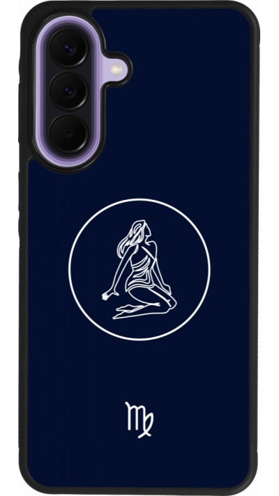 Coque Samsung Galaxy A57 5G - Silicone rigide noir Astrologie Vierge