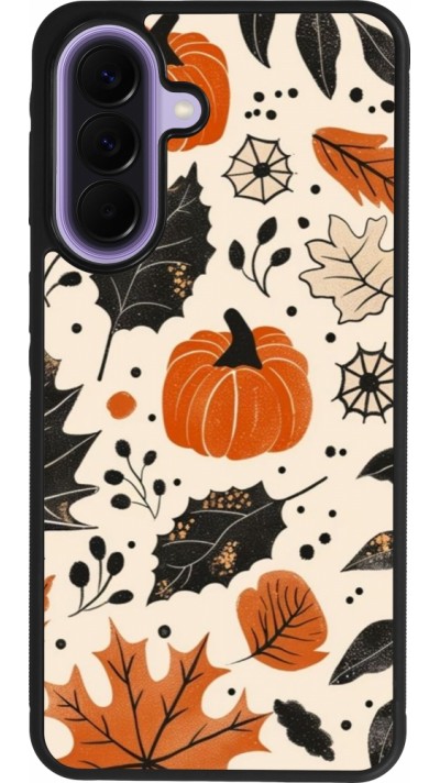 Coque Samsung Galaxy A57 5G - Silicone rigide noir Autumn 2024 nature