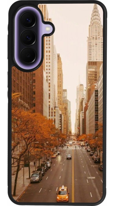 Coque Samsung Galaxy A57 5G - Silicone rigide noir Autumn 2024 New York city