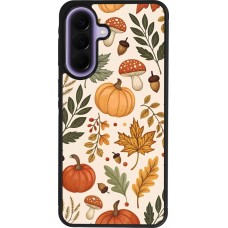 Coque Samsung Galaxy A57 5G - Silicone rigide noir Autumn 25 Autumn pattern