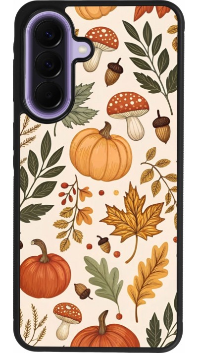 Coque Samsung Galaxy A57 5G - Silicone rigide noir Autumn 25 Autumn pattern
