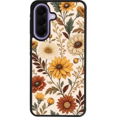 Coque Samsung Galaxy A57 5G - Silicone rigide noir Autumn 25 Flower pattern