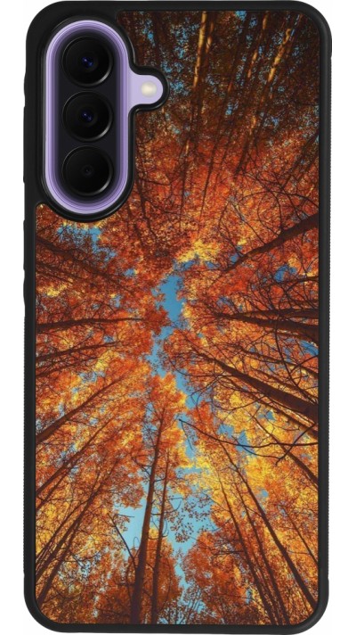 Coque Samsung Galaxy A57 5G - Silicone rigide noir Autumn 25 Trees